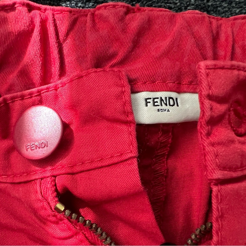 Fendi Baby Pants 18M (boys/unisex) Red